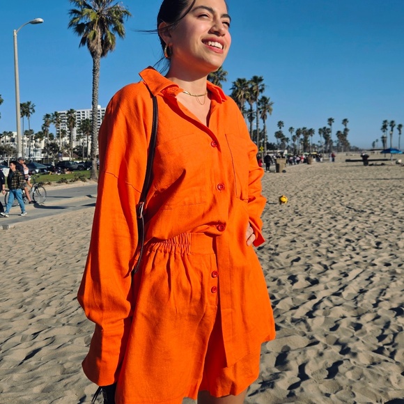 Handmade Linen Shirt & Shorts Set – Limited Edition - Picture 6 of 9